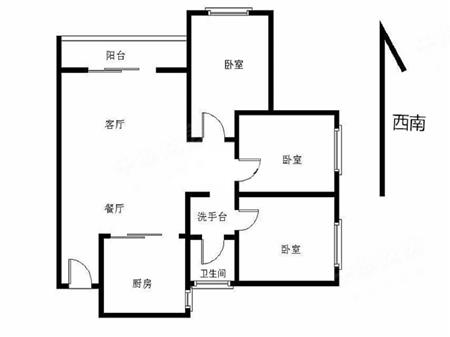 光明双地铁口天汇城高层精装修三房户型方正高使用