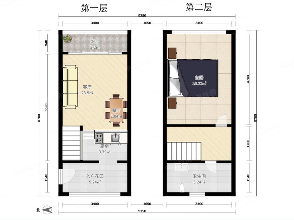 葵花酒店 复式住宅 石厦双学位 双地铁口 一房