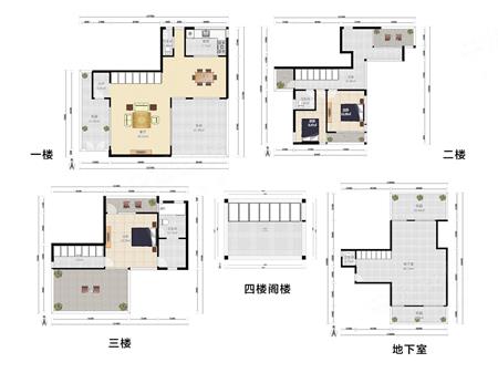 万科第五园 欧式精装别墅 前后简欧庭院 是居家住人小天地