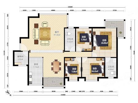 真盘实价:新锦安雅园c区,稀缺户型,再卖同户型只此一套