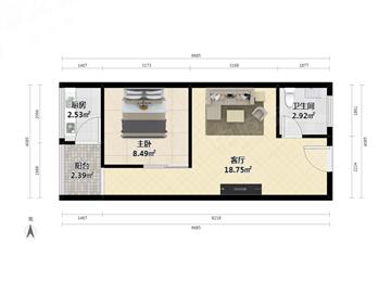 房子越住越富户型图