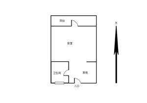 南油生活B区，1房，诚心卖