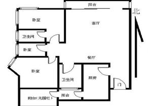 南山科苑学里精装三房出售户型方正看房方便