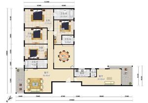 中洲华府双龙抱珠户型，看花园小区，价格有空间