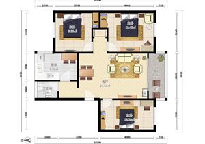 招北小区，精装三房，价格可谈，看房预约