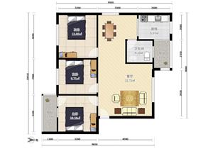 市政大院，新上两房配套成熟，近地铁安静