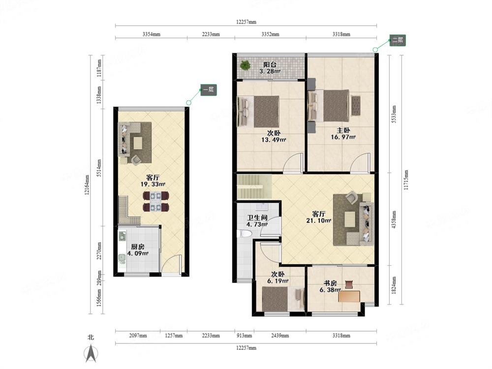 长城大厦(一花园)