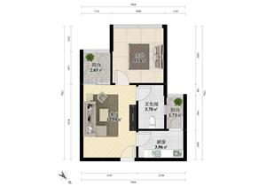 星河传奇精装修1房1厅出售周边配套全齐