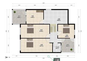 深圳北站纯别墅小区 独栋别墅前后花园200多平近地铁口