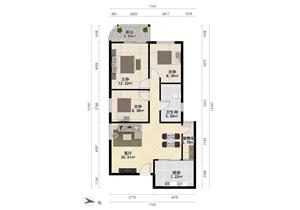 莲花北，高层带电梯朝南三房，看莲花山，诚心出售，价格可谈