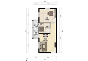 到头来精装一房一厅诚心出售，红本在手