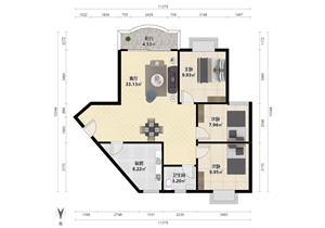 建业小区，新上三房，户型实用，深高护航，急卖