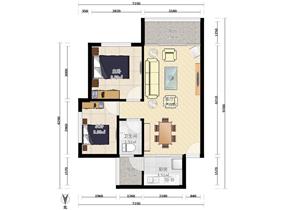 华府花园  户型方正 采光通风好安静