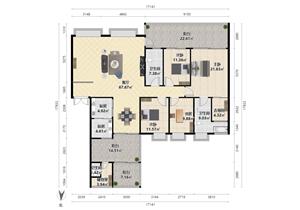 香蜜湖水榭花都三期，新上高层南北通4+1房，看香蜜湖全景