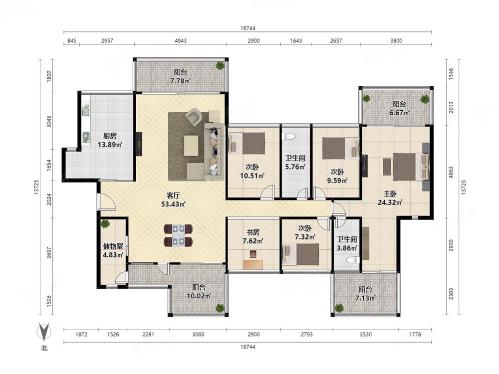 航天晴山月名园