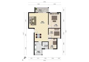 3房户型 通风采光好 使用率高 配套成熟 价格可谈