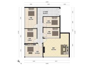 新出好房万科大厦甲子写字楼277平满二年少税