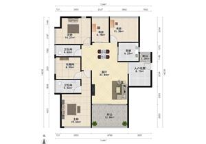 沃尔玛楼上精装四房，中高楼层，业主诚心卖