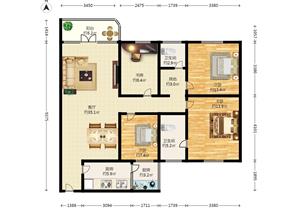 集福居，小高层电梯四房，户型实用，总价低，业主急售