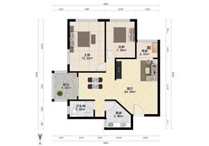 南岭花园 满五年 东南向 精装修 拎包入住