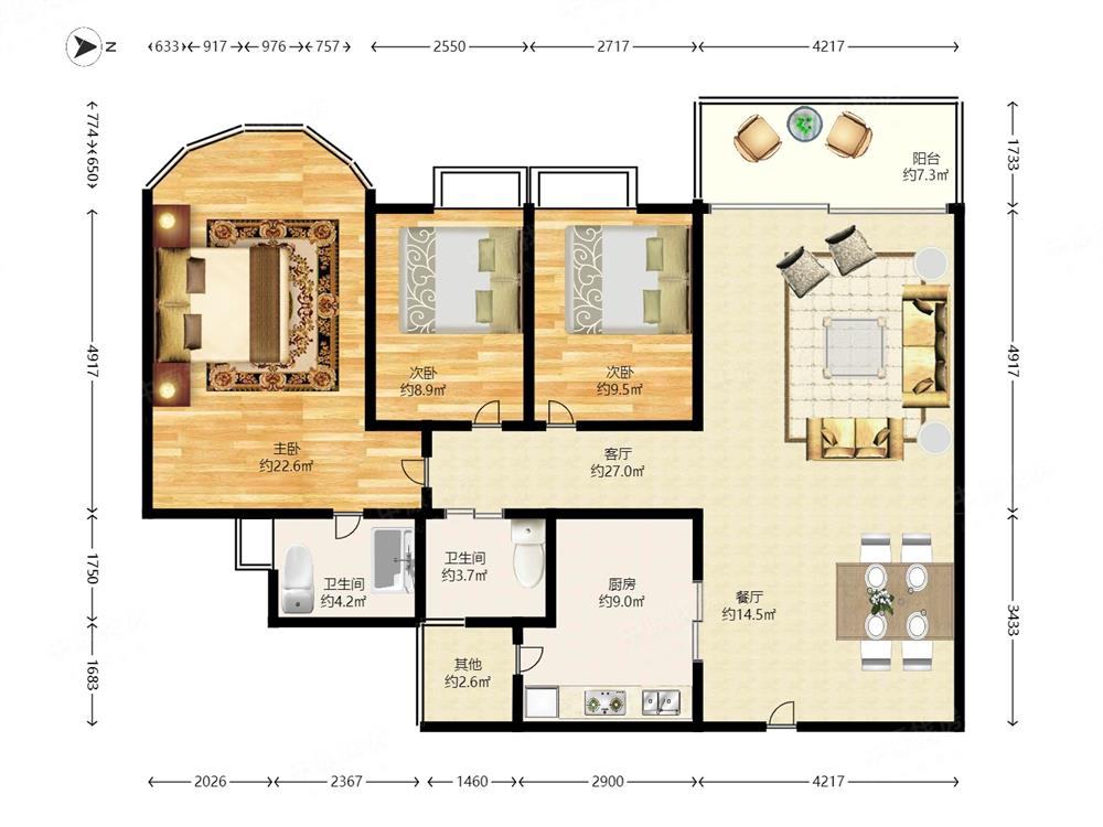 金地海景花园E区