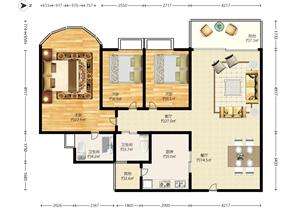 全南户型  装修漂亮的海景房 金地物业开发管理