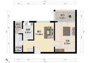 赠送面积，带游泳池，近地铁一号线宝体站和沃尔玛等