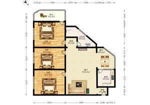 布吉茂宝大厦3房1厅满5年红本卖