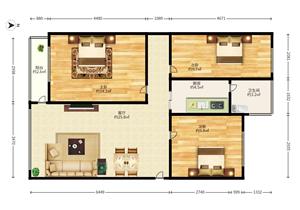 楼梯房大花园社区，户型方正实用，通风采光好，居住安静