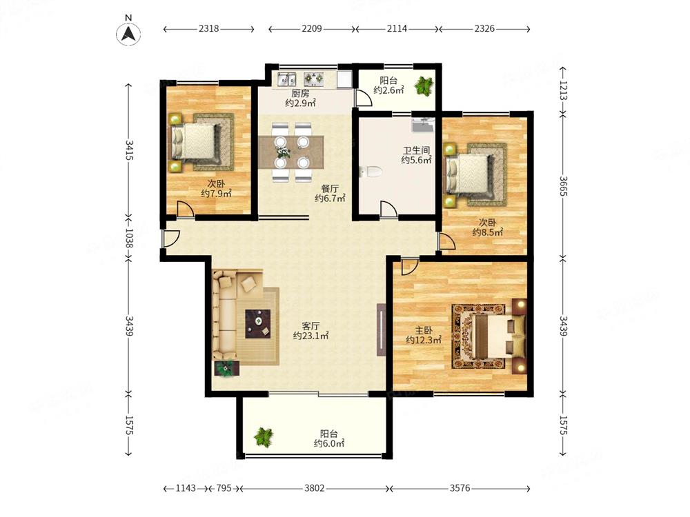 皇洲花园（多层）