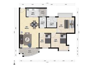 双地铁口看山景急卖3房2卫深中旁西丽