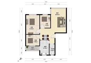 3房户型 通风采光好 使用率高 配套成熟 价格可谈