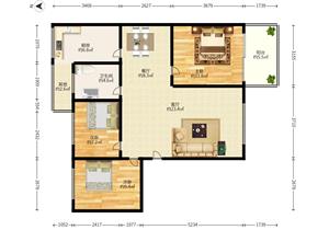 香蜜新村，新上三房，南北通透，户型实用，业主诚心出售