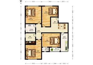 银湖地铁口物业金碧苑小区安静舒适依山傍水山门就是新建的公园