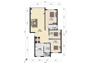 宝中3房急售，看房方便