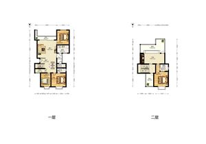 5+10号线双地铁口，四季花城，复式4+1房，满五税少