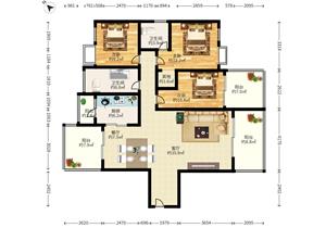 非拼合宽景大宅，一梯一户南北通透高层板式