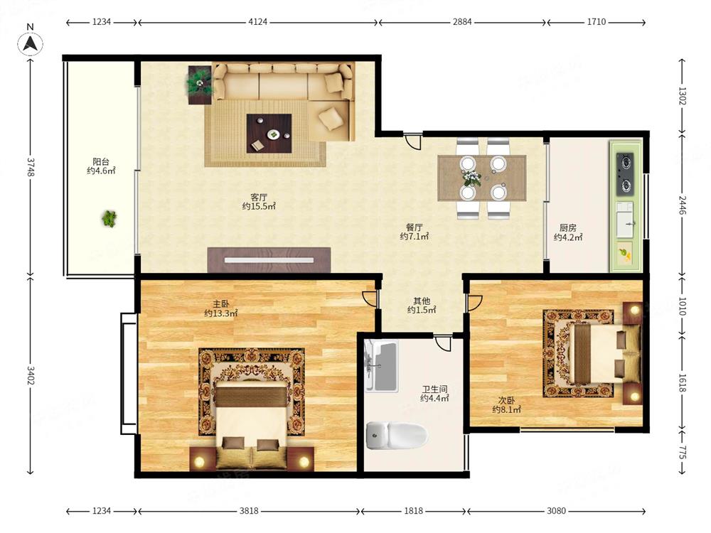 四季花城(一期北区)