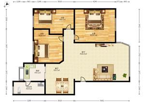 百合苑新出89平三房价格低看房好安排