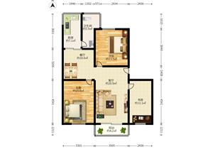 毗邻天河城商圈，中间楼层，南北通透，翠园东晓未占用