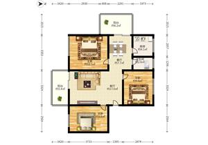 竹园小区，户型通透三房，满两年诚心卖