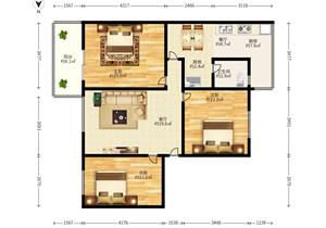 楼梯房，大花园社区，户型方正实用，近老街地铁口