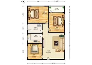 三房两厅电梯房读桂园小桂园中