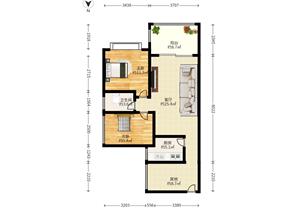 桑泰二期西缺2+1房急售、业主我熟看房联系方式、性价比高