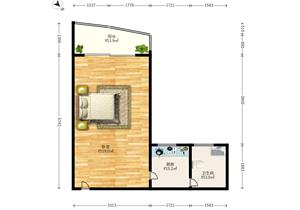 南山地铁口百分百精装两房户型好看房方便