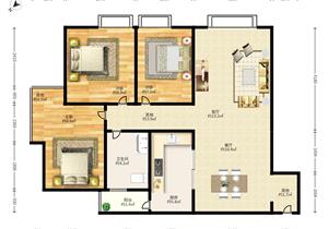 罗湖口岸大3房豪华装