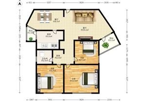 莲花二村三房，楼梯房，实用高，诚心卖