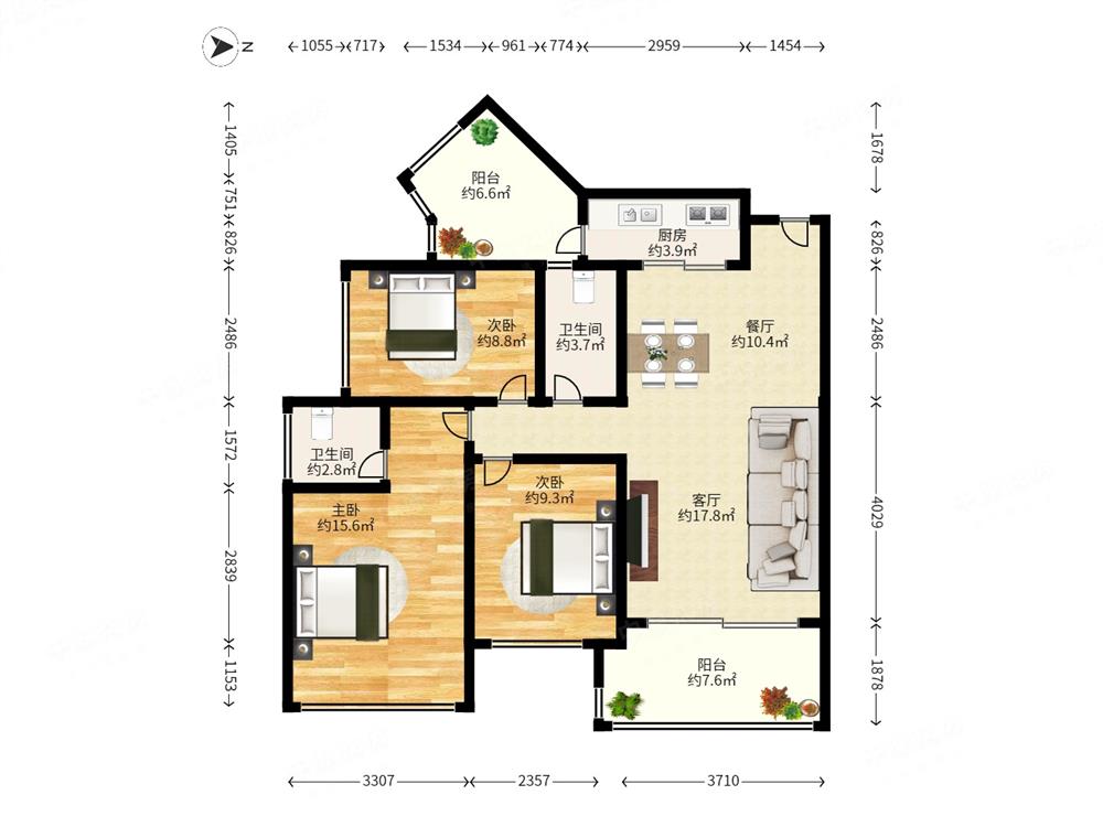 康达尔花园（五期蝴蝶堡）