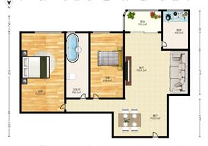 嘉福花园,福外书包未占用，4/10/7地铁口，看房方便，