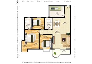 南山中芯地段，楼下就是地铁口南光站，配套来福士大型卖场和公园